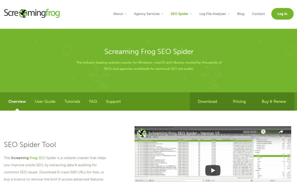 best tools screaming frog