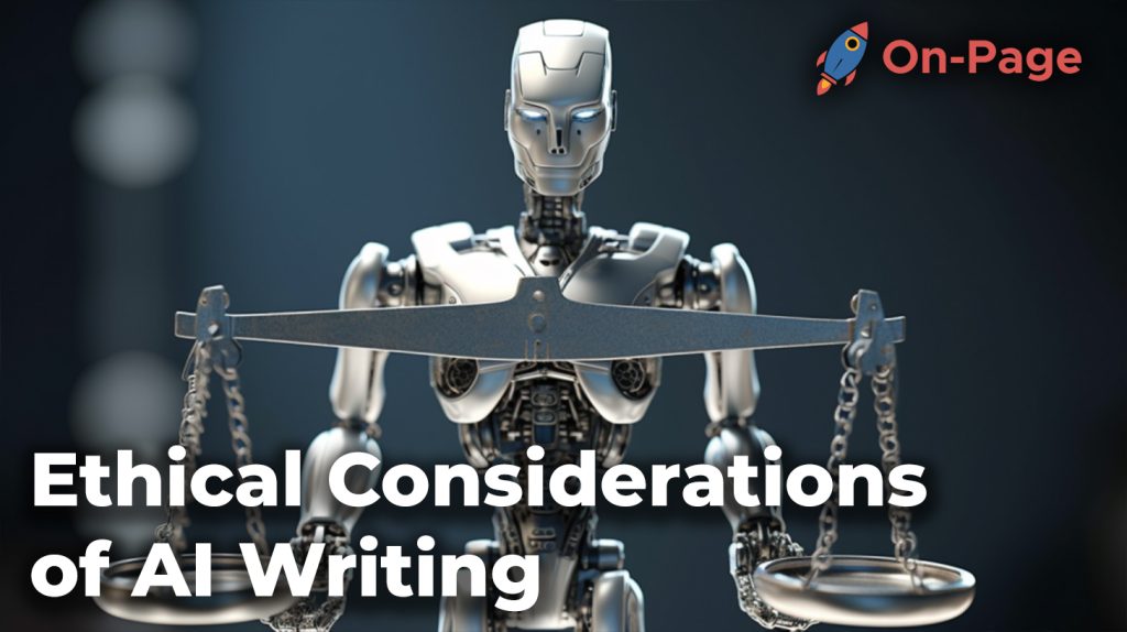 AI Writing ethics