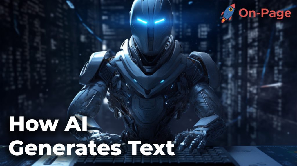 how AI generates text