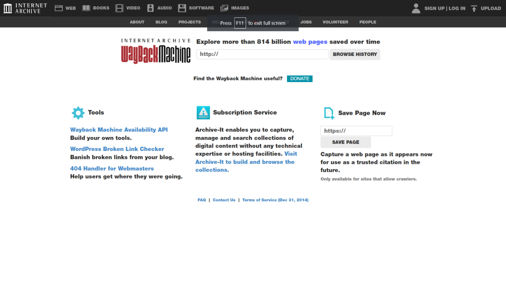 Wayback Machine